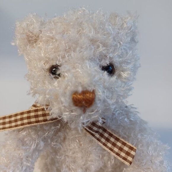 Gund Half Pint Small Ivory Bear Plush Toy - Picture 3 of 12